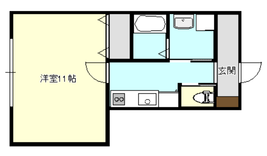 グランコートＮ１５ Ｃ号室