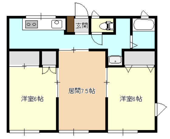 賢風館 101号室 賢風館 101号室